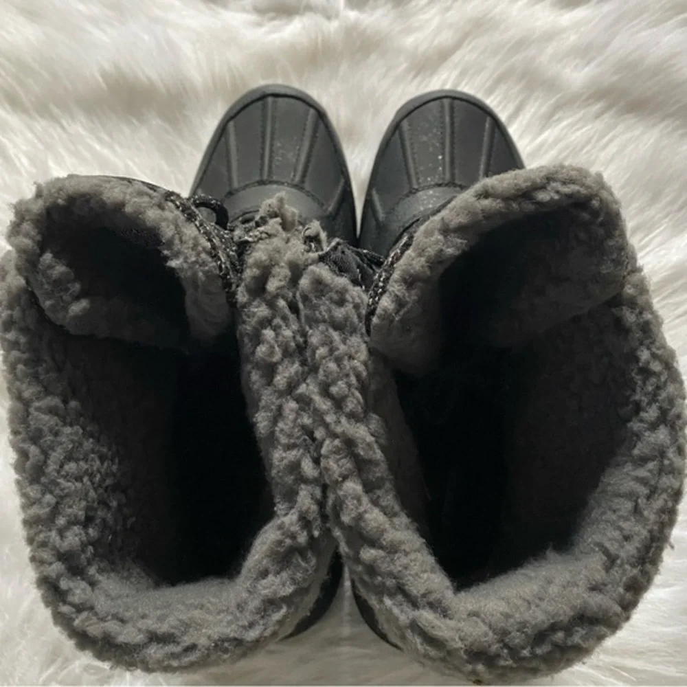 Skechers‎ Waterproof Boots Mens Size 13 (UK 12) Outdoor Ultra Leather Faux Fur